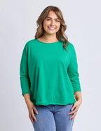 Anya Long Sleeve Tee Virdis Green