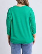 Anya Long Sleeve Tee Virdis Green