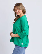 Anya Long Sleeve Tee Virdis Green