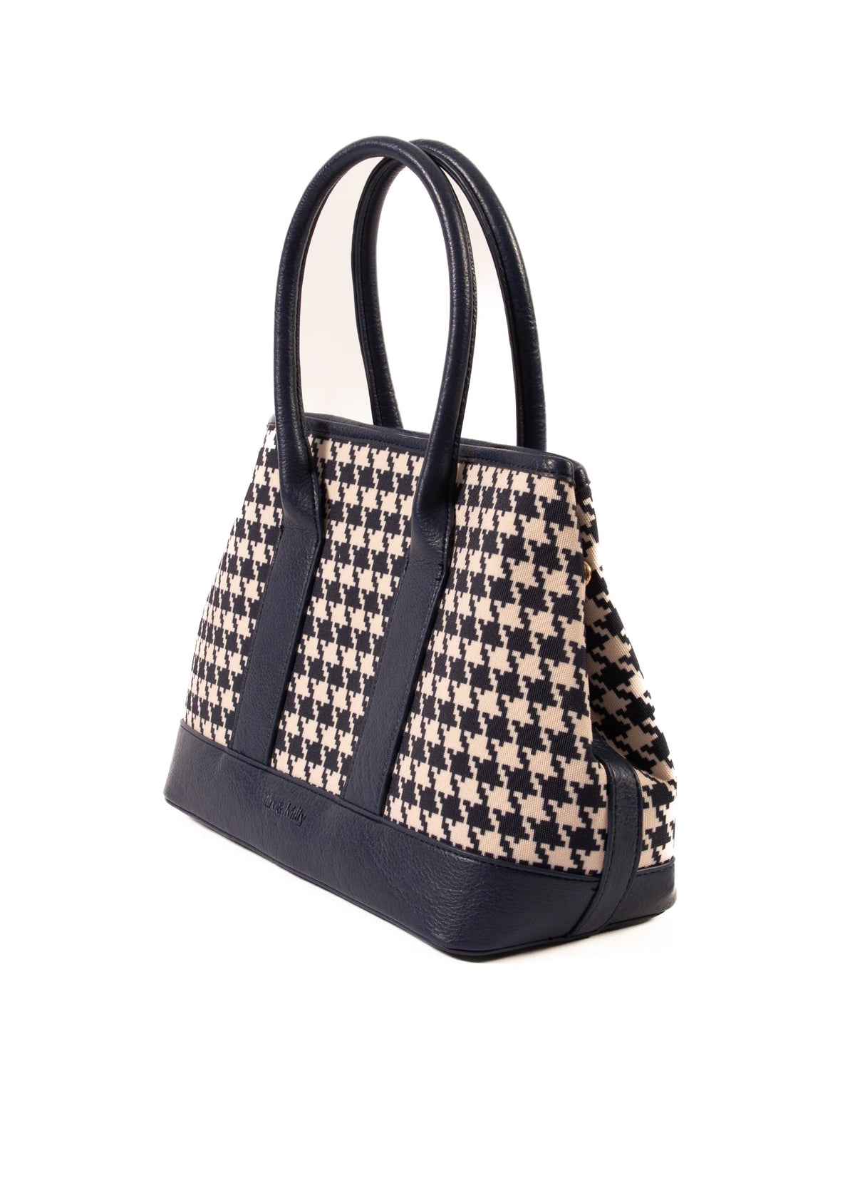 Harriet - Navy Houndstooth