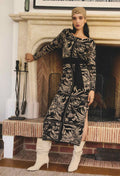Wanderer Merino Wool Blend Floral Knit Dress