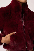 Dawn Faux Fur Cropped Jacket