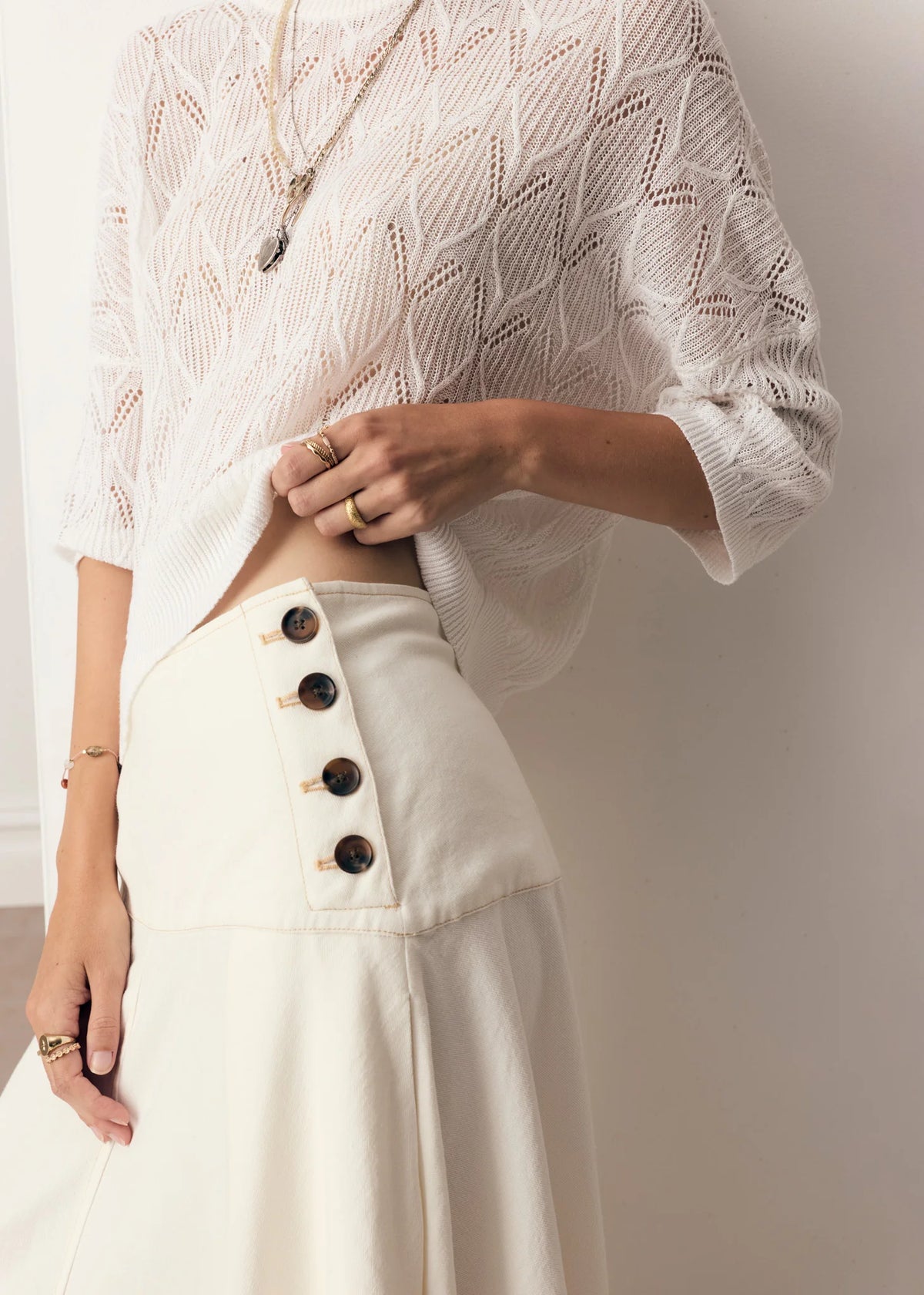Anise Denim Skirt
