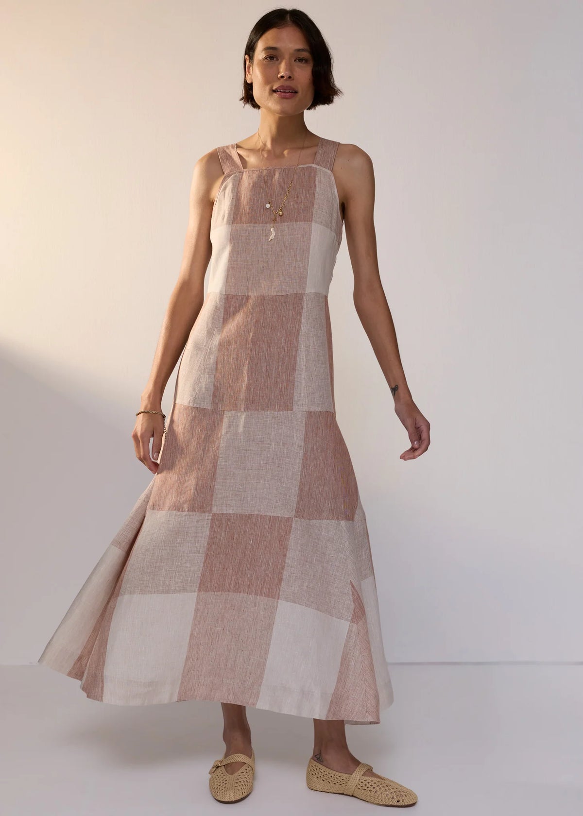 Nixie Gingham Dress