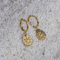Vega Charm Huggie Earrings