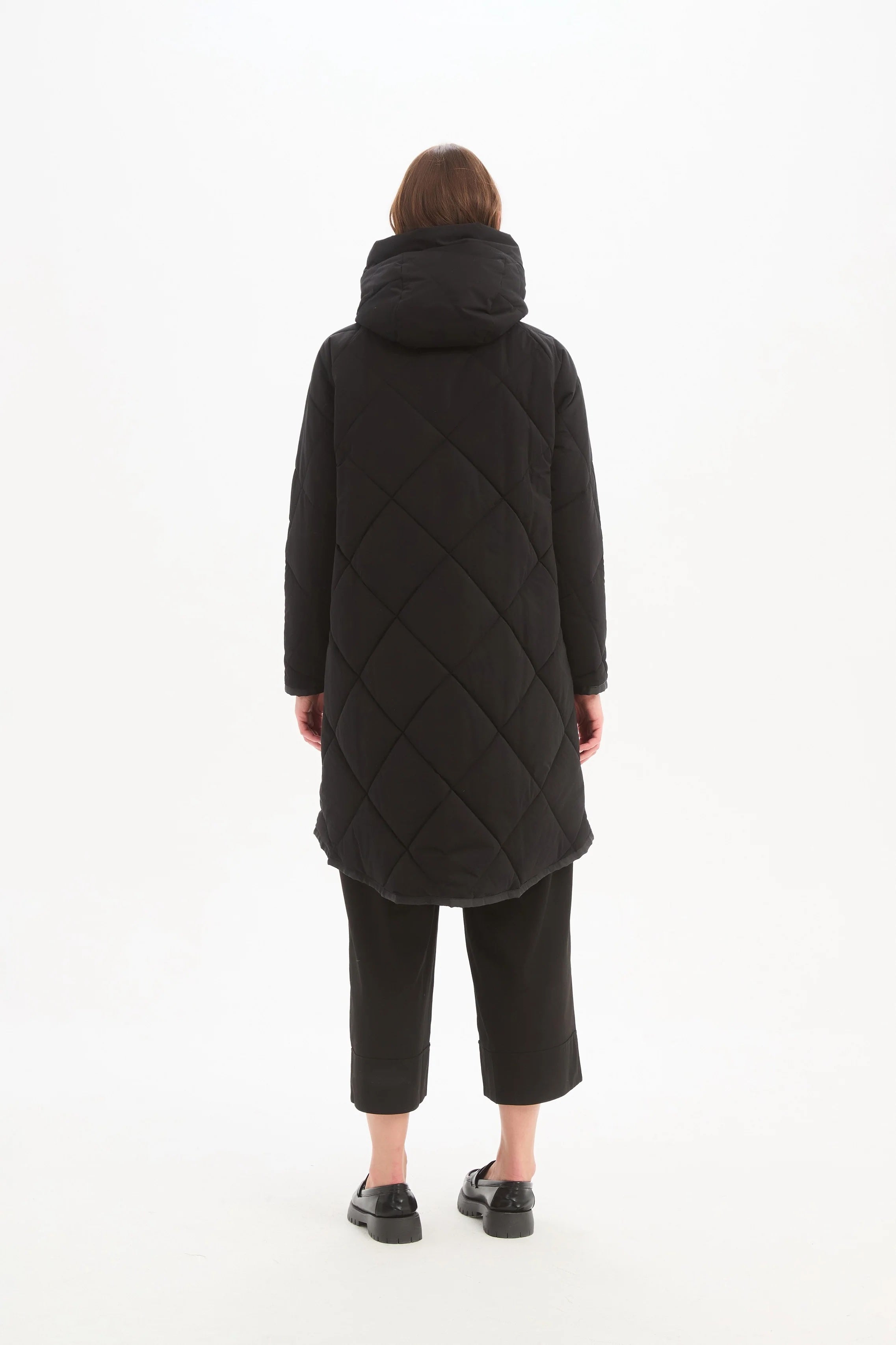 Zip Hem Winter Coat