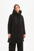 Zip Hem Winter Coat