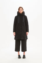 Zip Hem Winter Coat