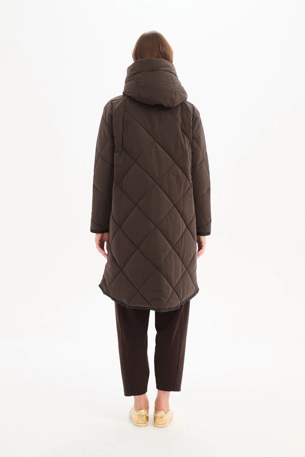 Zip Hem Winter Coat
