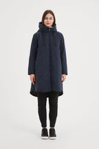 Zip Hem Winter Coat