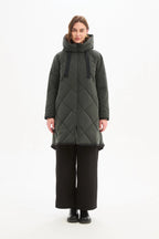 Zip Hem Winter Coat